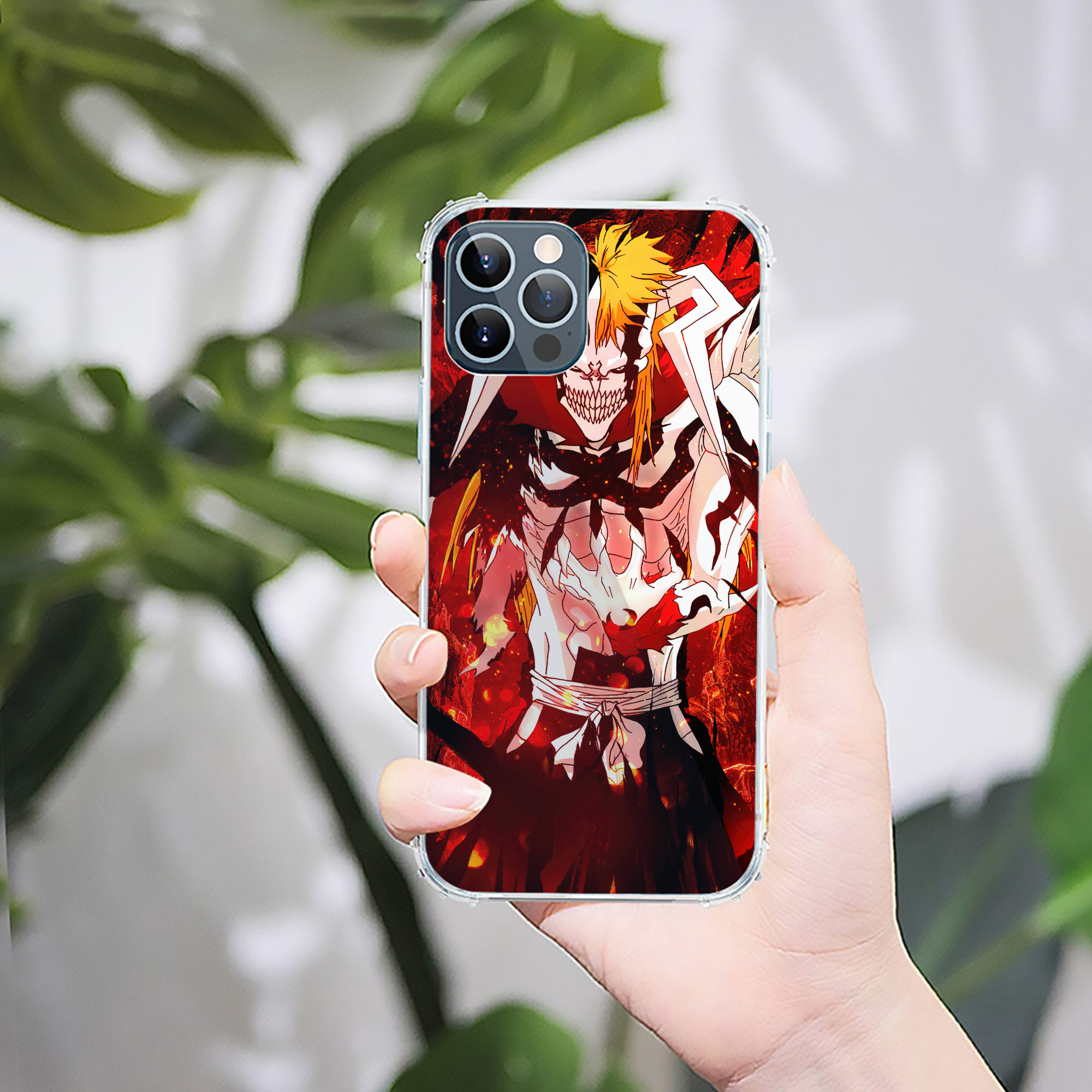 （画像用） ブリーチ BLEACH 【iPhone 12シリーズ対応】透明スマホケース（クリアソフトケース）